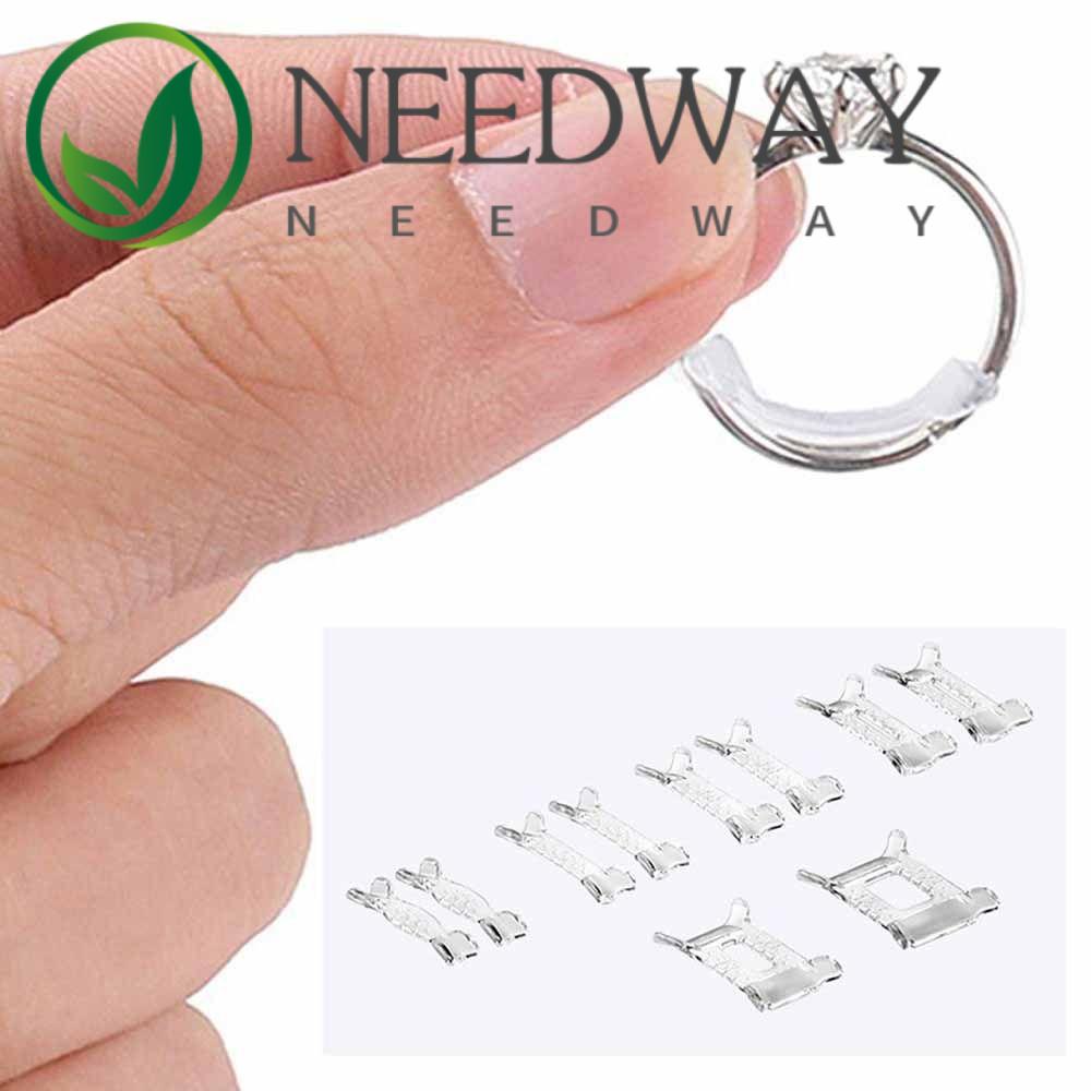 Needway  Protection Reducer Guards Tightener  Ring Size Adjuster Adjustment Tools Fitters Invisible 12 Pcs Insert Resizing/Multicolor