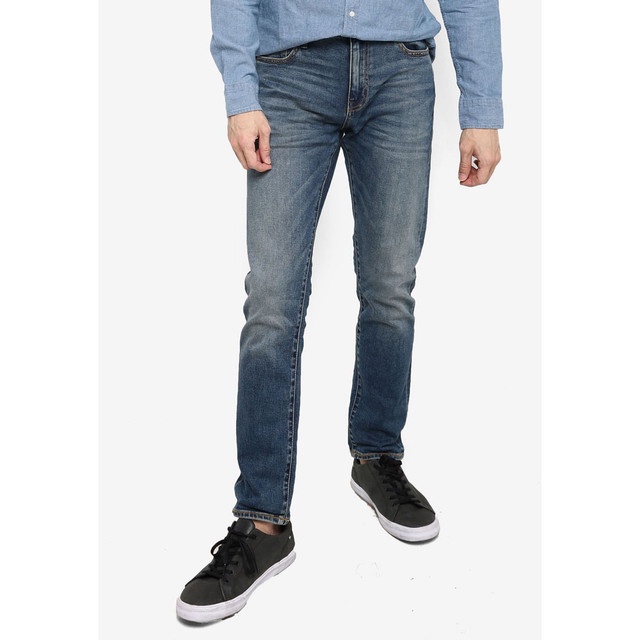 Superdry Slim Jeans - Original & Vintage Pria 01