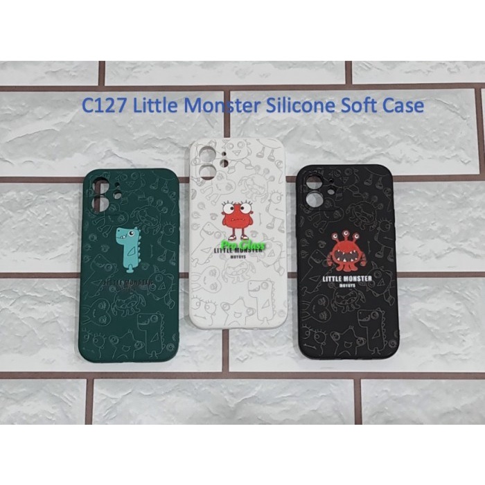 C127 Iphone 12 Mini 12 12 Pro Max Little Monster Silicone Soft Case