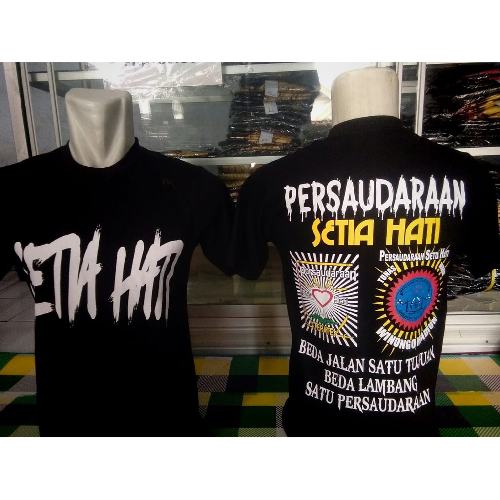 Kaos Sablon Jemper PSHT Setia Hati Terate 1922 PSHW Setia Hati Winongo 1903 Lambang