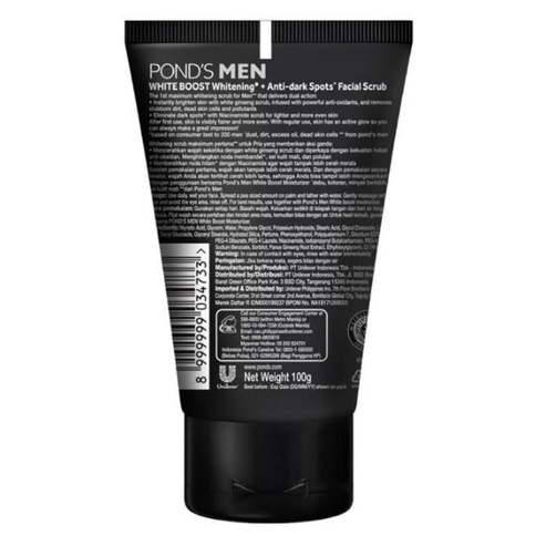 Ponds MEN Bright Boost Facial Scrub 100gr