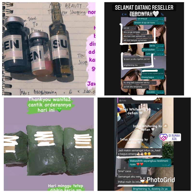 Infus whitening japan chromosome..injek whitening kualitas terbaik