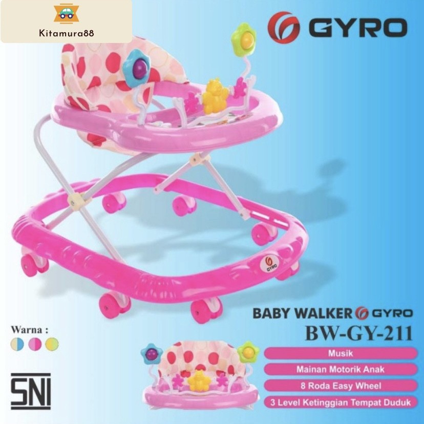 Baby Walker Anak Bayi - BABY WALKER GYRO GY 211