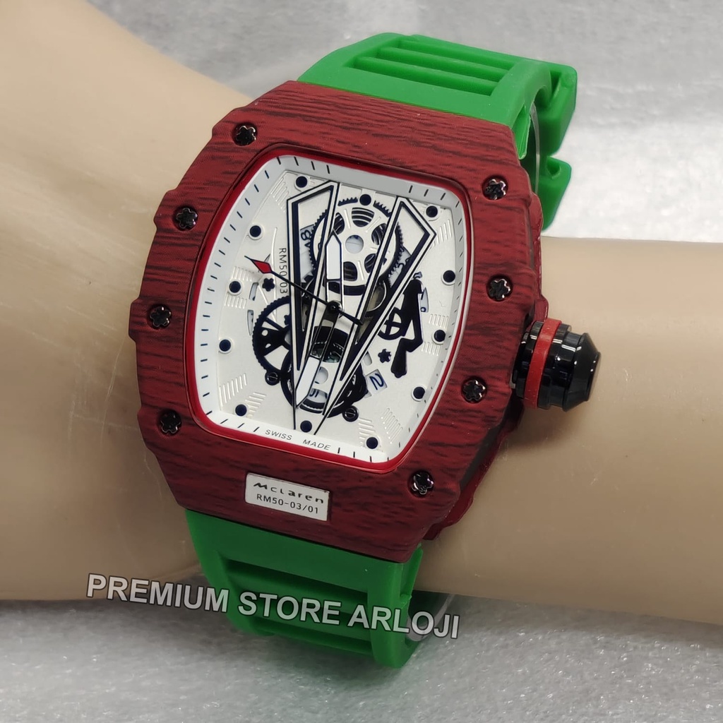 Grosiran Jam Tangan Pria Psa D7-42135 Analog Tali Rubber Tanggal Aktif Chrono Variasi Original Garansi 6 Bulan Free Baterai Cadangan (COD)