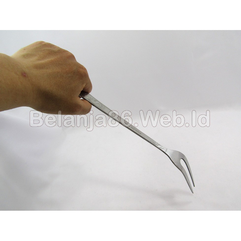 Garpu Jumbo 35cm- Garpu Daging Barbeque 2 mata SS