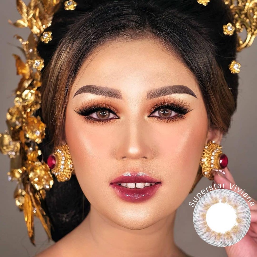 [PILIH LOKAL] Superstar Viviane softlens warna bulanan