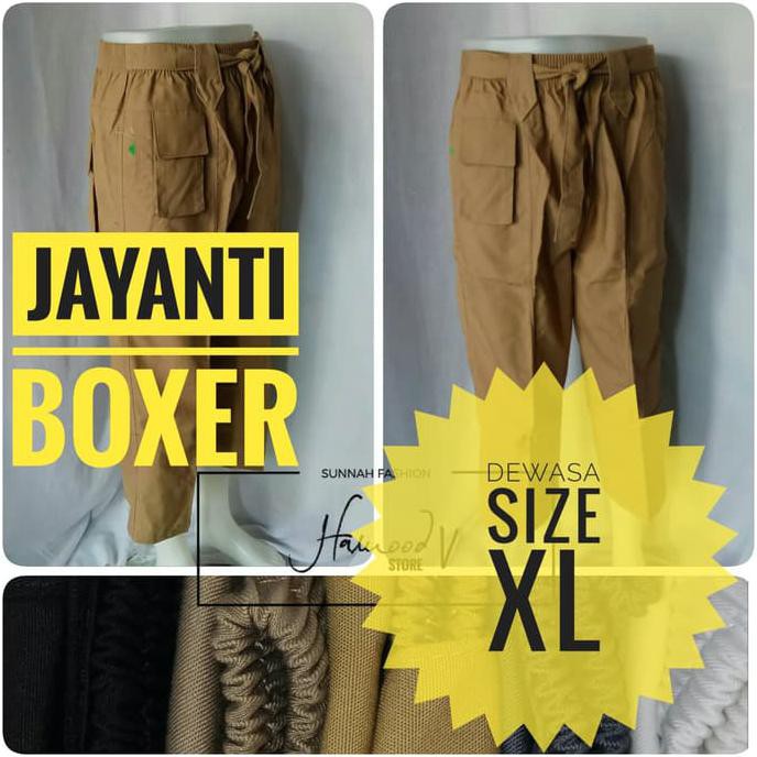 Super Sale  Sirwal Boxer Dewasa SIZE XL Celana Sirwal Boxer Sirwal Jayanti Al Wani Terbaru