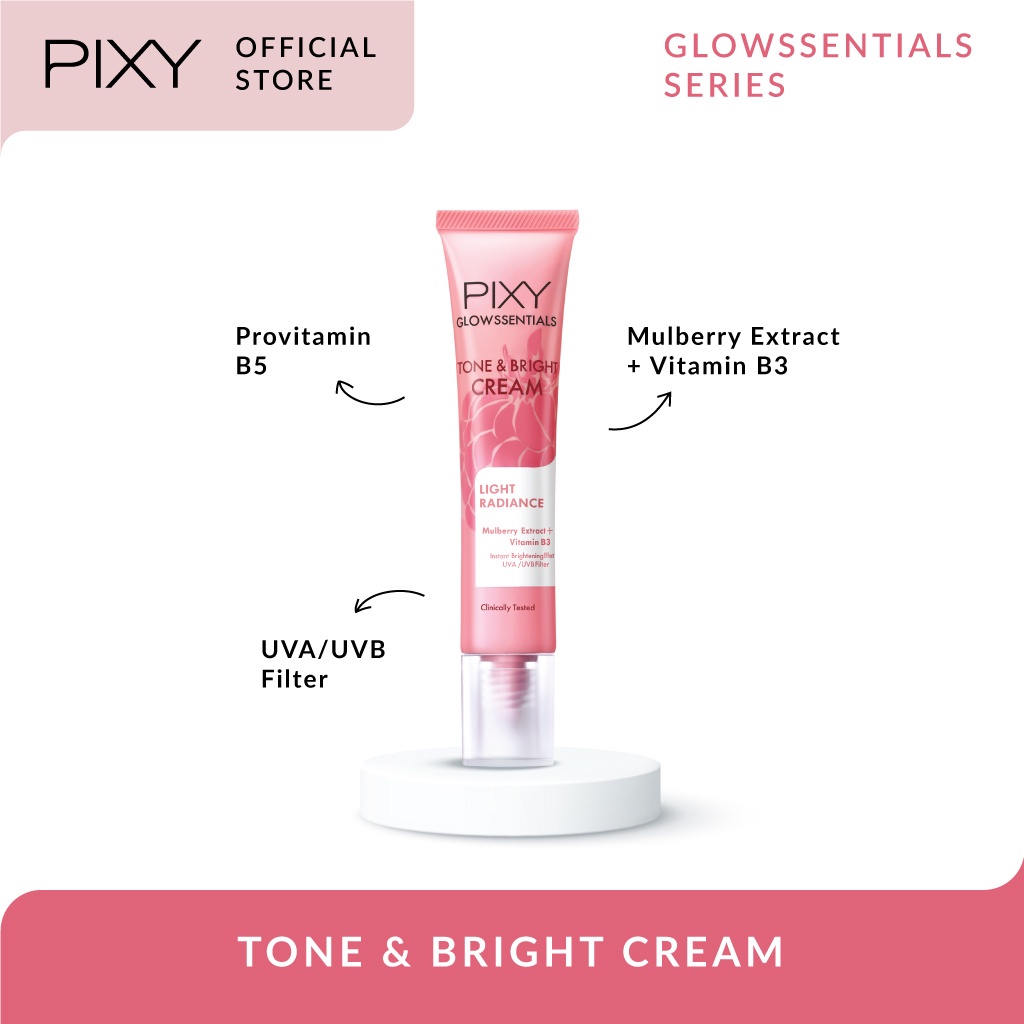 Pixy Glowssentials Tone &amp; Bright Cream 20 gr / Pixy Glowssentials Series