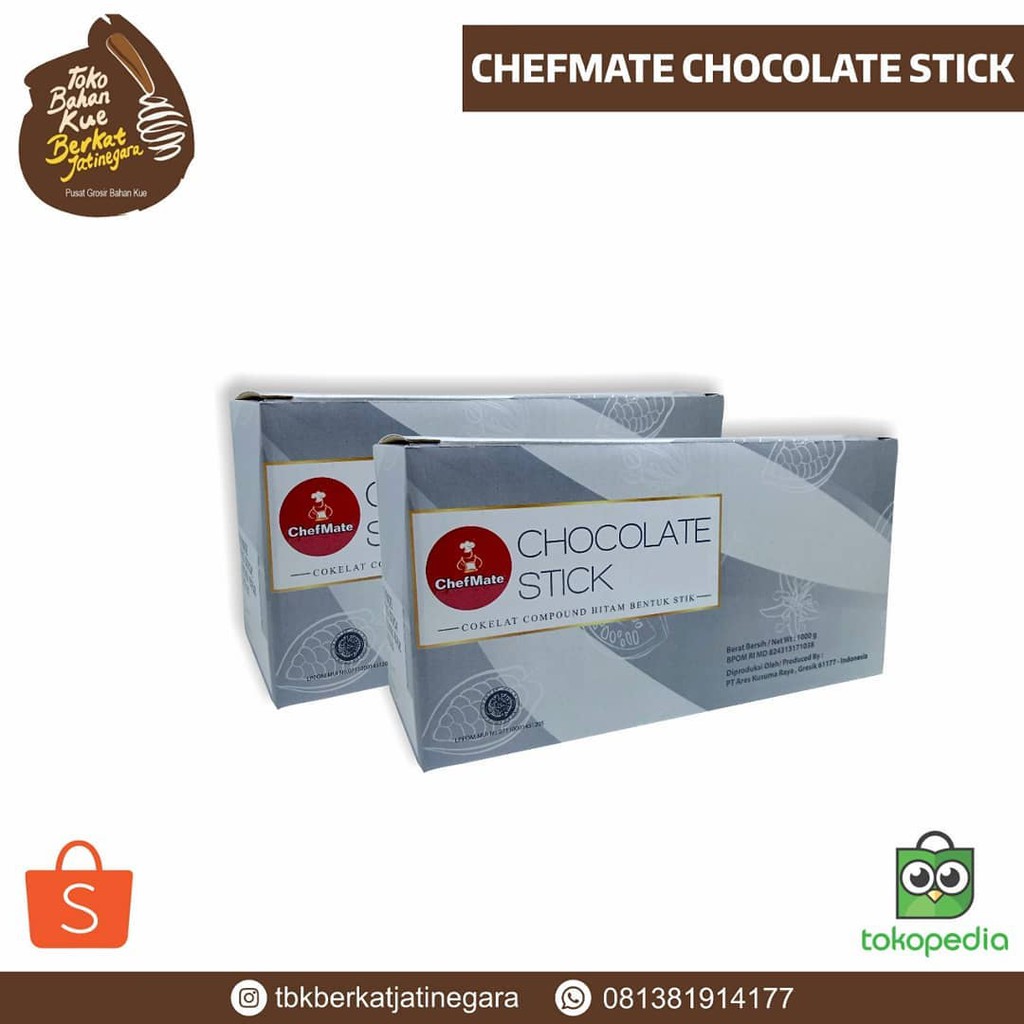 CHEFMATE STICK 1 KG / COKLAT STIK CHEFMATE 1KG