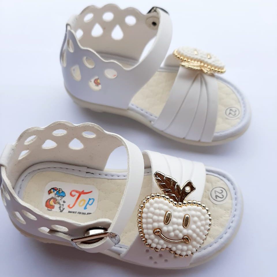 SDP03 Sandal Anak Perempuan Umur 1_3 tahun - Sandal tali anak cewe Motif APEL