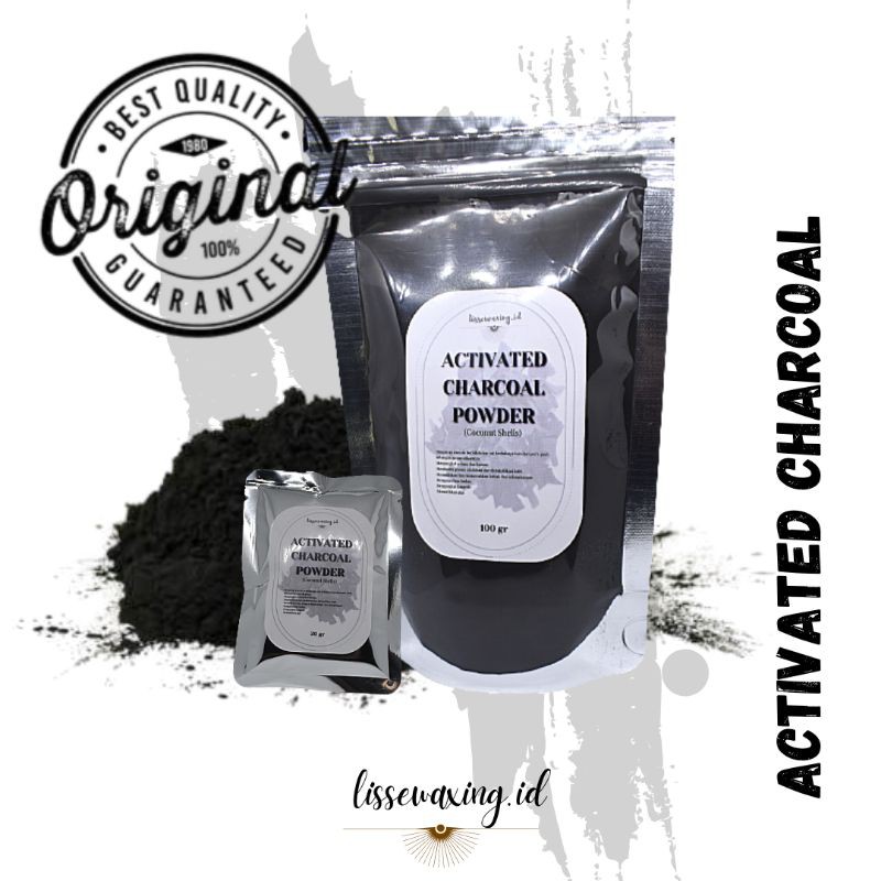 Pure Activated Charcoal Powder / Karbon Aktif Murni Super Halus 100gr