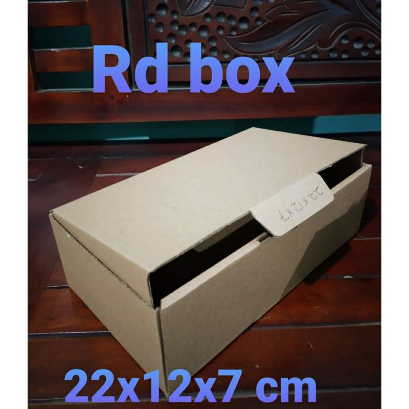 

kardus murah/karton/box packaging ukuran 22x12x7 cm model kardus pizza