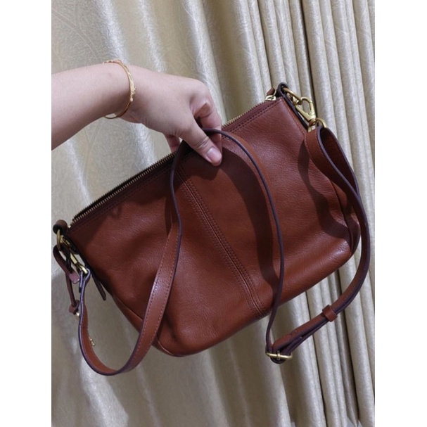 PRELOVED Fossil Bag Jolie CrossBody Brown