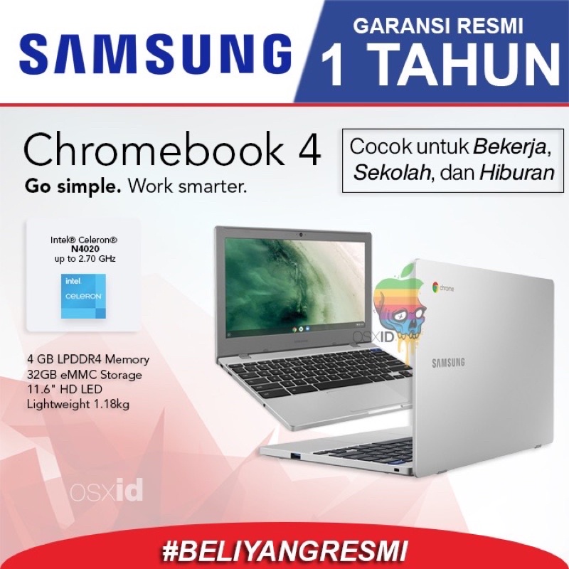Samsung Chromebook 4 Garansi Resmi