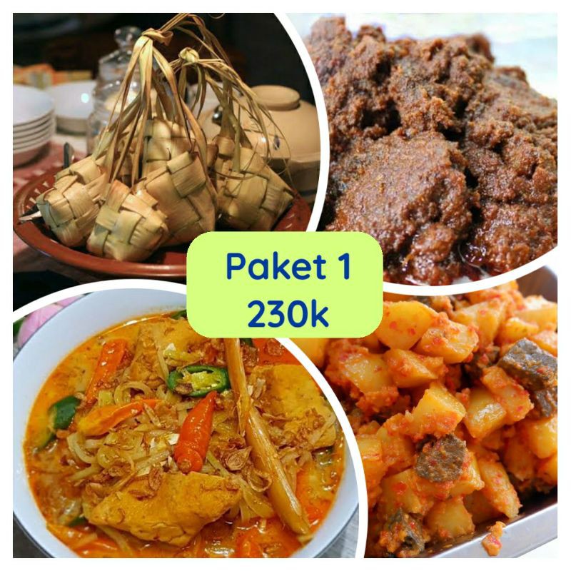 

Paket rendang daging