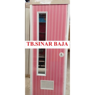 Pintu PVC Warna Minimalis Cermin Pintu Kamar Mandi 