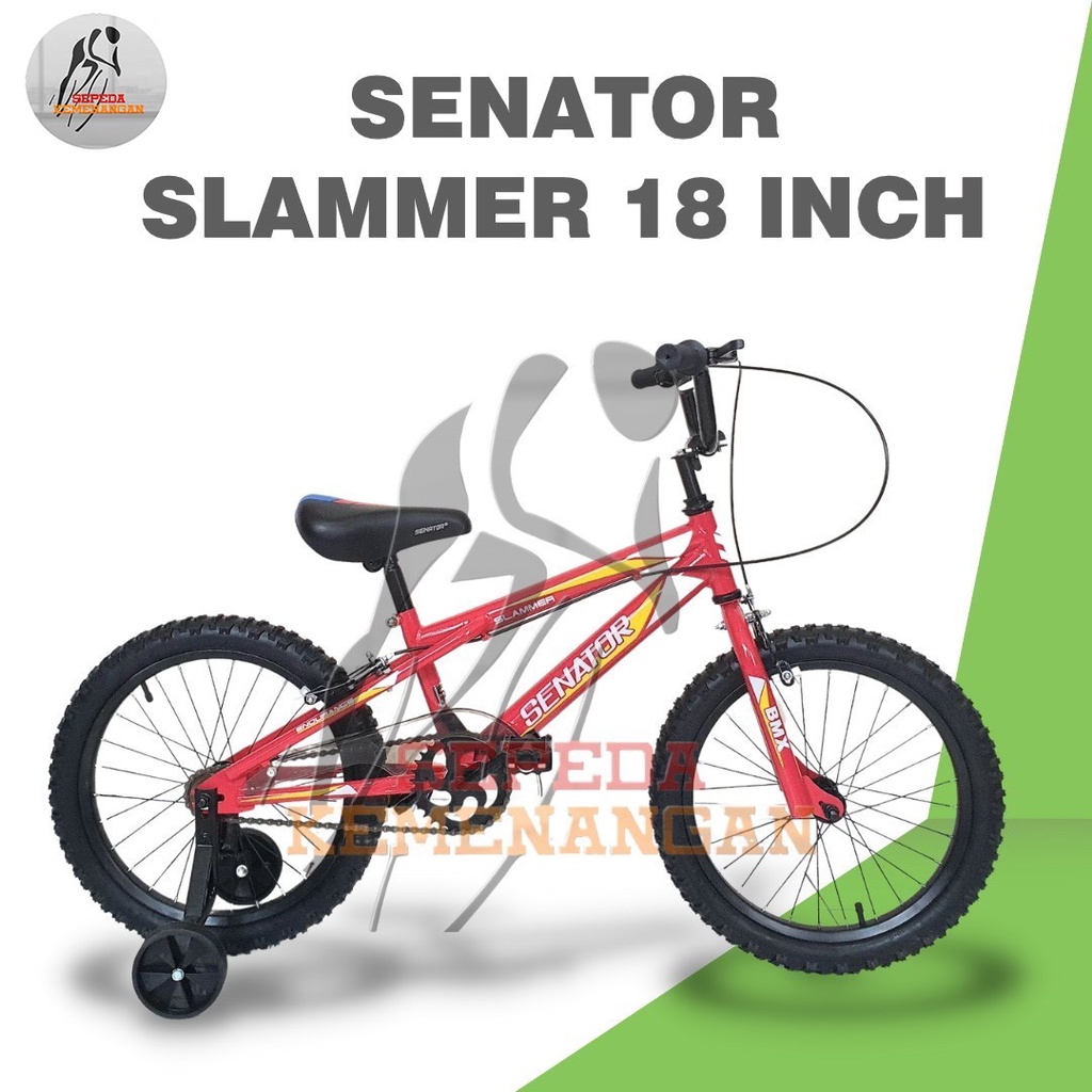 SEPEDA BMX SENATOR SLAMMER UKURAN 18 INCH-RED / MERAH