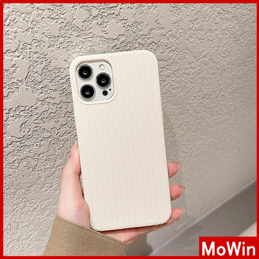 For iPhone 14 Pro Max iPhone Case TPU Soft Case Woven Texture Shockproof Protection Camera Cream White Black Compatible For iPhone 13 Pro max 12 Pro Max 11 xr 7Plus