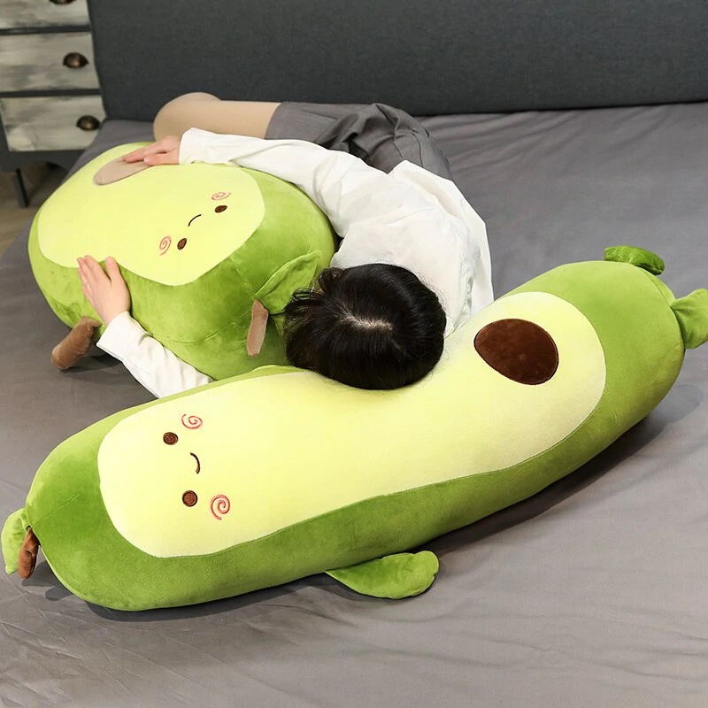 Bantal Sofa Lucu Boneka Bantal Karakter Buah Buahan Alpukat Soft Pillow Plushies Mr. Avocado Lembut Imut