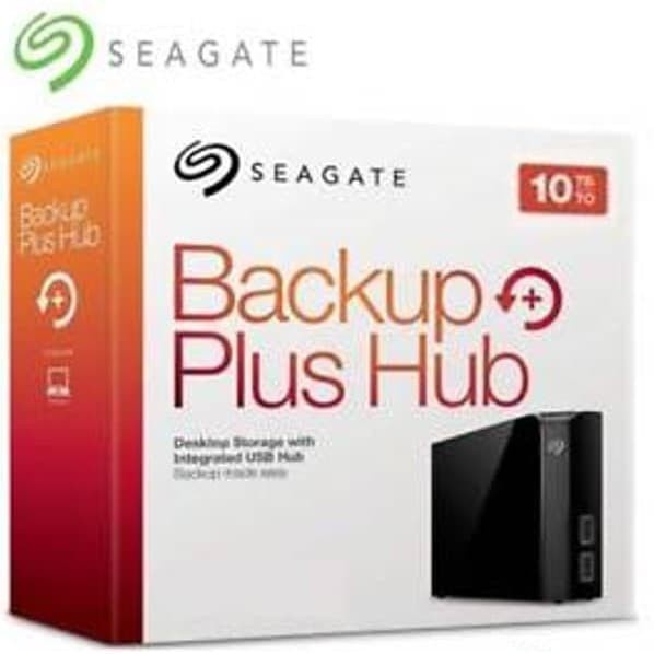 Seagate Backup Plus Hub Desktop 10TB-HDD External 3 yr warranty