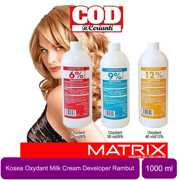 [1000ML]  KOSEA Oxydant milk 1000ml | 6% | 9% | 12% | Hair Developer / Peroxide / Campuran Cat Rambut &amp; Bleaching | HCD_Cerianti