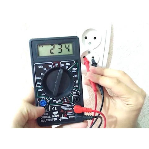 Multitester digital Alat Pengukur Arus Listrik Multimeter Avometer multitester digital LCD