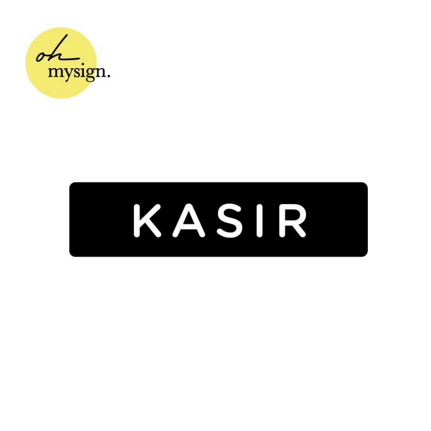 Sign Kasir Printed | Signage Akrilik Kasir | Papan Label