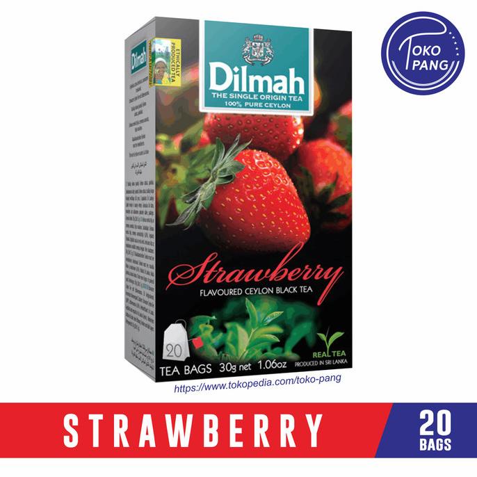 

[COD] Dilmah Strawberry Tea [Kemasan Tag Tbag 20s] [COD]