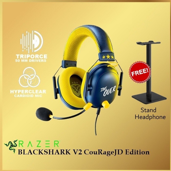 Razer BlackShark V2 CouRage JD Edition Headset Black Shark CouRageJD