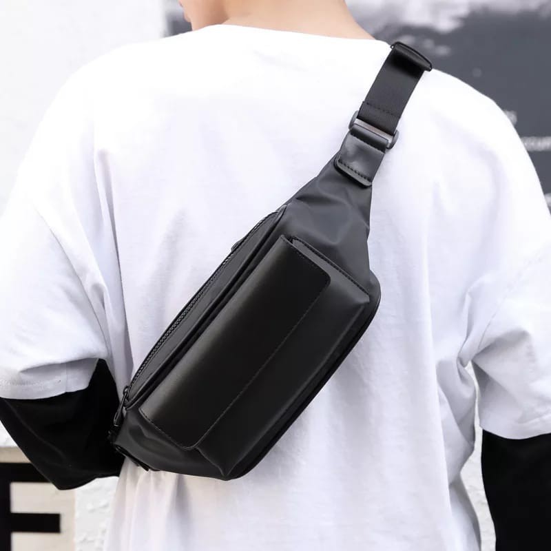 MORMON AZUMA - Waistbag Tas Selempang Pria