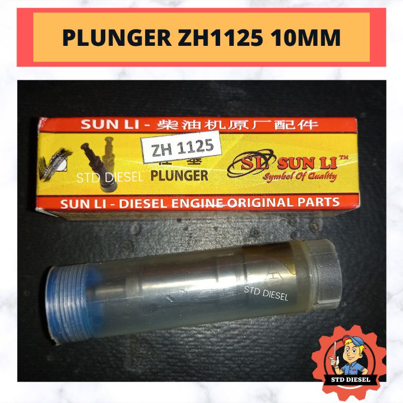 Plunger S1125 ZH1125 ZS1125 28 HP PK Mesin Diesel Pompa Solar 10mm