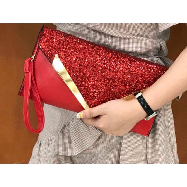 ✅PINKEY P009 CCLUTCH PESTA BLINK IMPORT WANITA TAS IMPORT