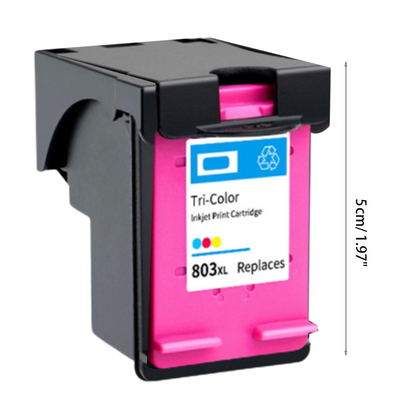 Cartridge Tinta btsg Untuk 803XL CH563 Untuk Deskjet 1112 2132 1110 2130 2621