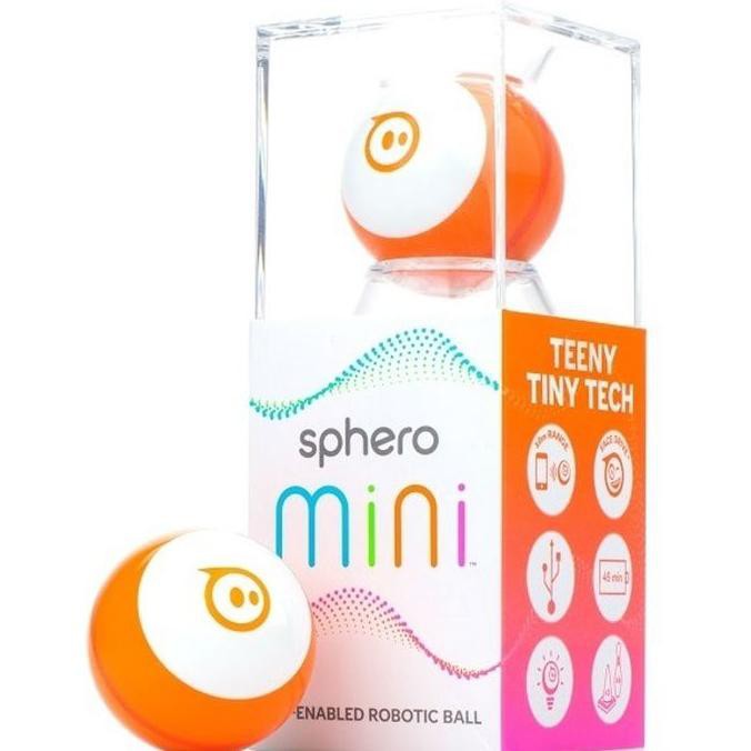 Cuci Gudang Awal Tahun Original Bola Robot Pintar Android Sphero Mini Robotic Ball - Orange Promo