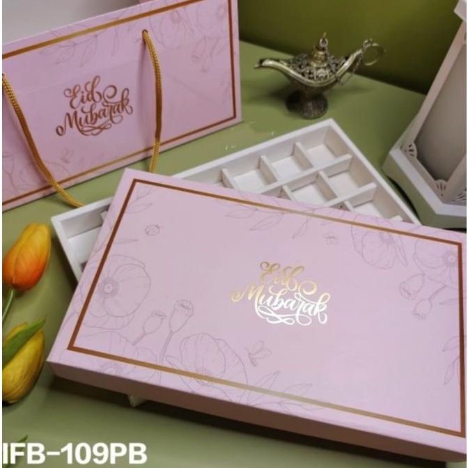 

!!!!!!] Box Nastar Sekat Idul Fitri Lebaran hole 28 pcs packaging