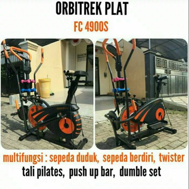 Sepeda Fitnes Orbitrack plat Hanatha