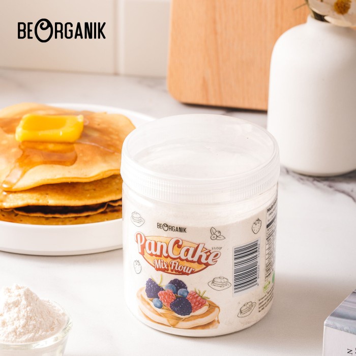 

PROMO [COD] Pancake dan Waffle Instant Premix / Tepung Pancake Instan Beorganik 35