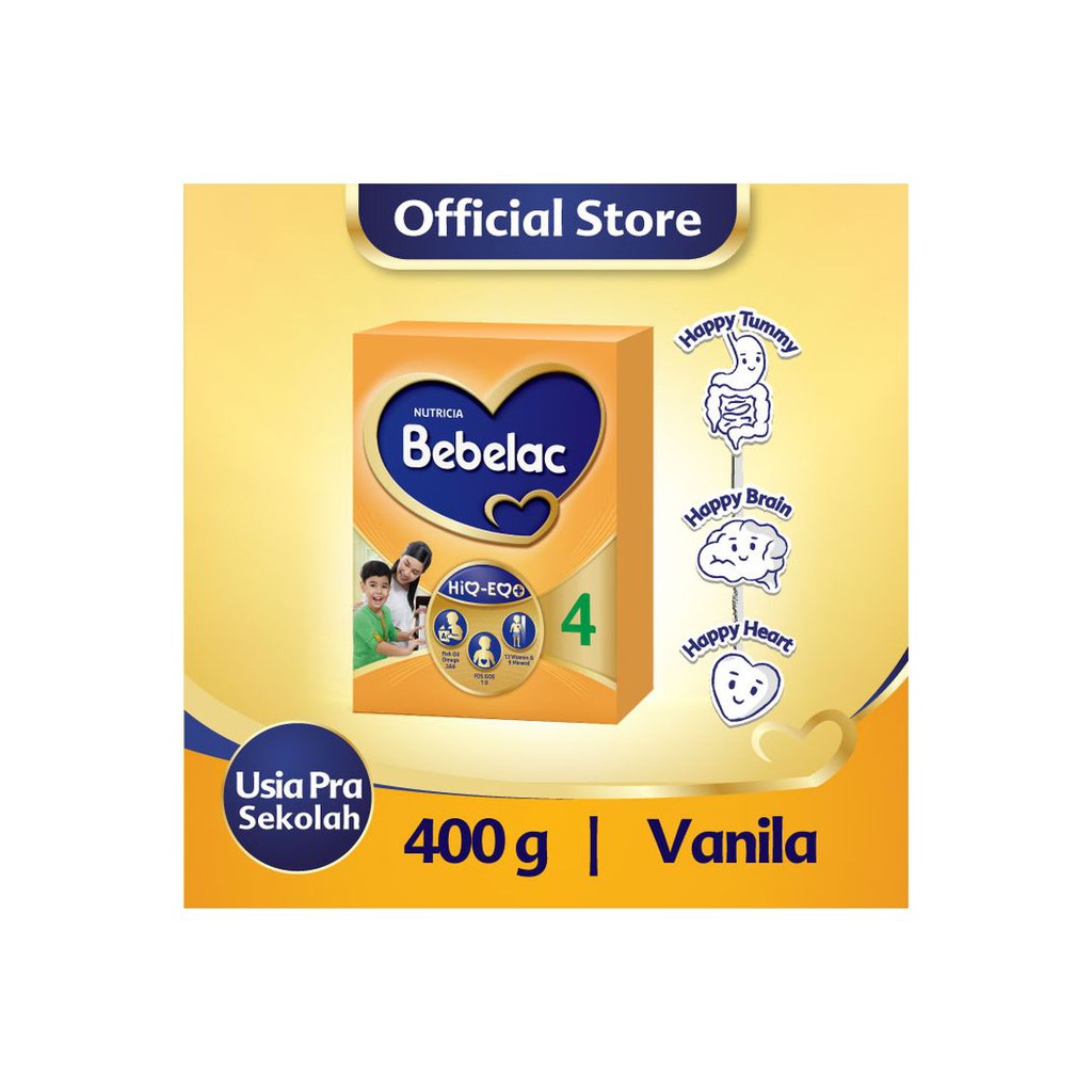 

Bebelac 4 Susu Pertumbuhan Fos & Gos Vanilla 400G