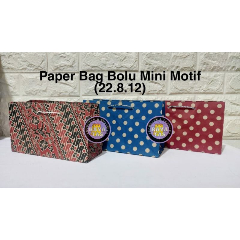 

Paper bag bolu mini motif (22*8*12)