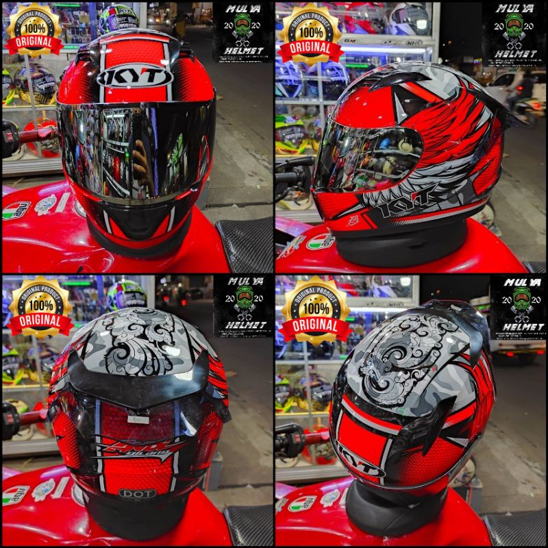 HELM KYT R10 MOTIF ANDI GILANG PAKET GANTENG