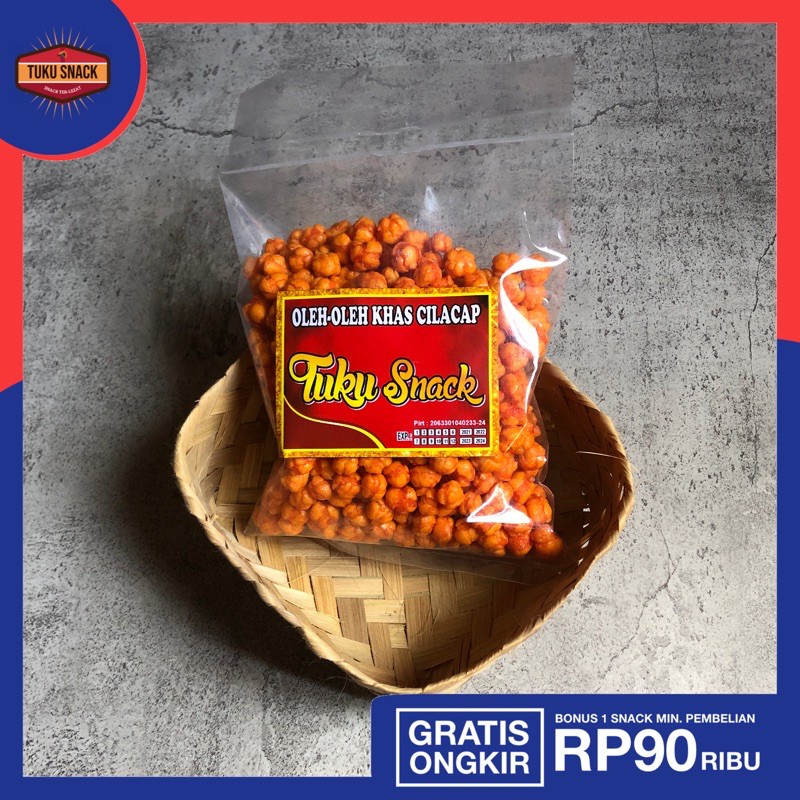 

Kacang Pilus Jagung Arab Australia Pedas Manis 200gr Premium Asli Snack Khas Cilacap