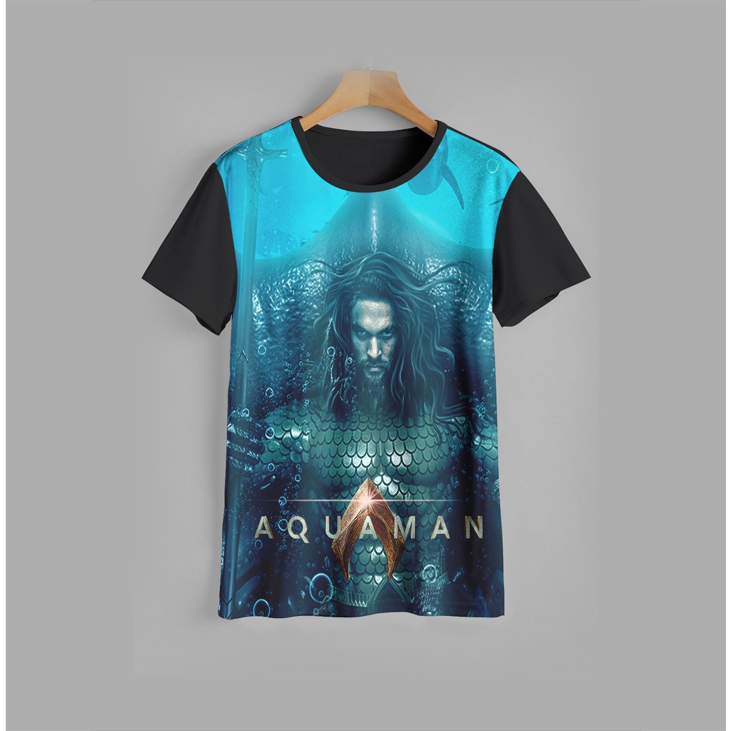 Kaos Anak anak AQUAMAN v1 3D keren Baju Anak AQUAMAN v1 Pakaian Anak