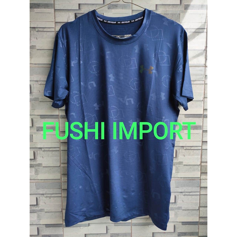 HQ KAOS RUNNING 18250# POLO KAOS OLAHRAGA KAOS PRIA IMPORT  / POLO KAOS DRYFIT PRIA ADEM DINGIN