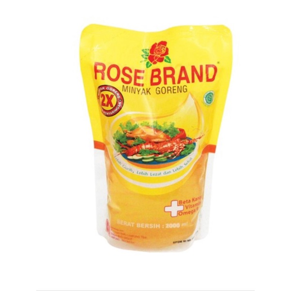 

minyak goreng Rose Brand pouch 2 liter