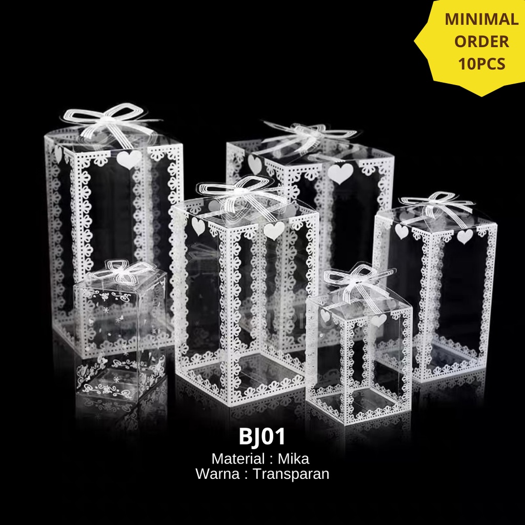 Box Mika Souvenir Mika / Mika Kotak Souvenir / Kotak Souvenir Mika / Kemasan Mika Motif Polos | BJ01