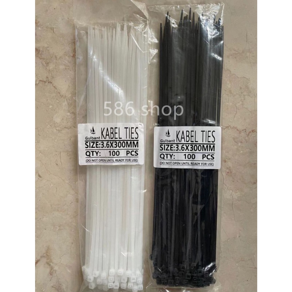 

Kabel Ties Cable Tie 3.6 x 300mm (30cm) CV 300 Kualitas baik