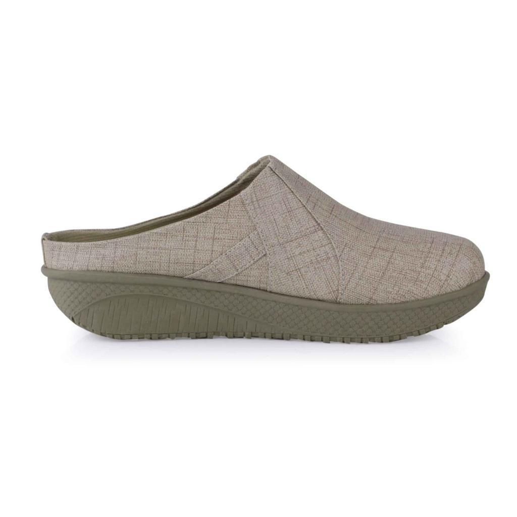Sepatu Wedges Bustong Wanita Balckkelly Krem 585