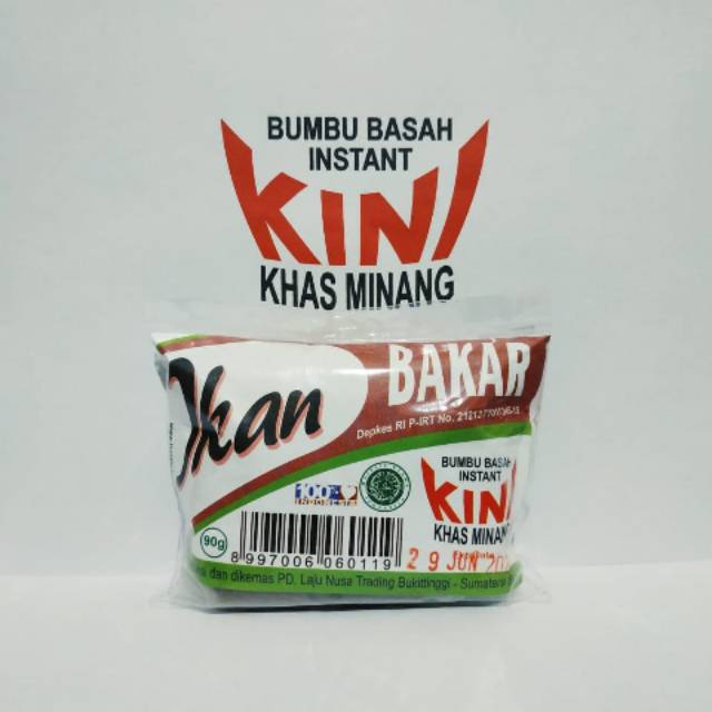 

Bumbu Basah Instan KINI KHAS MINANG - IKAN BAKAR