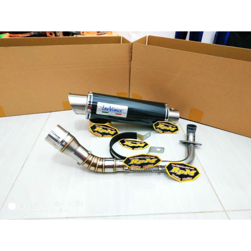 Knalpot Leovince gp corsa Beat 2020 - Genio
