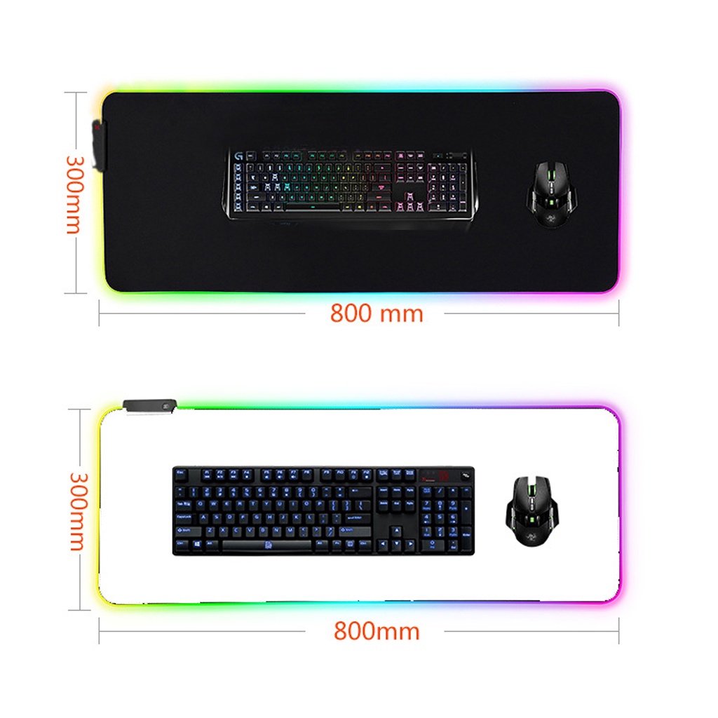 Mousepad LED Gaming RGB Ukuran Besar